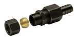 Derale 13033 1/2" Transmission Cooler Line To 3/8" Hose Barb Compression Fitting New. Price: $23.43.