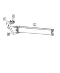 Genuine Mopar Transmission Oil Outlet Hose 5086550AB New. Price: $41.65.