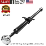 Rear Driveshaft Assy For Dodge Challenger 2015-2023 Manual Trans 53010735AB Oem New. Price: $255.99.