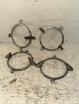 Lot Of 4 New Vintage 1962 Chevy Impala Tail Light Trim Rings Bezels Nos. Price: $75.80.