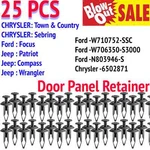 25PCS Ford , Chrysler Jeep N803946S 6502871 Push-type Retainer New. Price: $8.28.