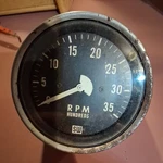 Vintage Stuart Warner 3500 Tachometer Hot Rat Rod Used. Price: $40.00.