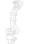 Genuine Volkswagen Pressure Pipe 3QF-317-801-B New. Price: $68.72.