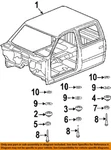 Gm Oem 07-14 Sierra 2500 Hd Cab Assembly-mount Cushion 15706378 New. Price: $39.00.