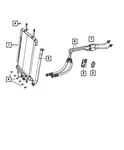 Genuine Mopar Oil Cooler Tube Clip 6035358 New. Price: $7.70.