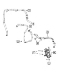Genuine Mopar Transmission Oil Cooler Hose And Tube 68280793AC New. Price: $60.84.