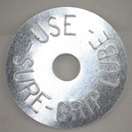 New 8-3/4 Use Sure Grip Lube Tag. Price: $13.19.