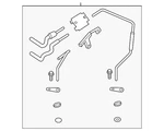 Genuine Ford Automatic Transmission Oil Cooler Hose Assembly EG9Z-7R081-B New. Price: $174.63.