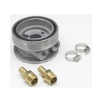 Hayden 211 Oil Filter Adapter Sandwich 1/2" Nptf Aluminum Natural Each New. Price: $52.99.