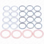 Rexka 24PCS Transfer & Differential Service Gasket Kit Compatible With New. Price: $16.26.