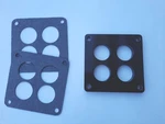Carburetor Spacer Plate 1954 1955 1956 Ford & Mercury With Holley Barrel New. Price: $49.00.