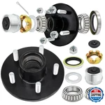 Ticikim 2 Sets Trailer Hub Kit Bolt 4.5 For 3500 Lb Axle Bearing New. Price: $108.68.