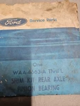 Nos Ford WAA-4663 Shim Kit Rear Axle Pinion Bearing **partial (17) New. Price: $20.00.