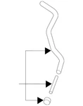 Genuine Nissan Automatic Transmission Oil Cooler Hose 21632-1JA0B New. Price: $53.34.