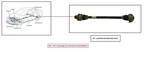 Left Rear Axle Shaft Oem 21-25 Jeep Grandcher 1YR Wrnty 68380013AB Used. Price: $100.00.