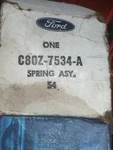 Nos Mustang Clutch Pedal Return Spring 69-73 C80Z-7534-AND Other Fords New. Price: $140.00.
