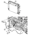 Genuine Mopar Oil Cooler Tube And Hose 4598005AF New. Price: $388.44.