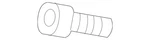 Genuine Volkswagen Pressure Pipe Lower Bolt N-106-893-02 New. Price: $22.05.