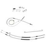 Parking Brake Cable Kit Complete 4 Speed 1968-72 Lemans Grand Prix Stainless New. Price: $174.00.