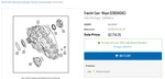 Mopar Transfer Case For 2013 Jeep Grand Cherokee (new Damaged Housing). Price: $500.00.