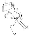 Genuine Mopar Oil Cooler Inlet Line 68079000AA New. Price: $180.29.