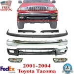 Front Chrome Bumper Kit With Signal Lights For 2001-2004 Toyota Tacoma New. Price: $320.89.