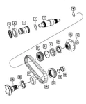 Genuine Mopar Ball Bearing 5143741AB New. Price: $75.11.