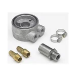 Hayden Oil Fliter Adapter Sandwich 3/8" Nptf 13/16-16" Nipple Aluminum New. Price: $43.99.