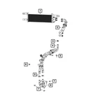 Genuine Mopar Oil Cooler Pressure And Return Hose Tube 68249873AB New. Price: $99.80.