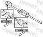 For Febest Fe-grease Hoc-wide Joint Subaru Impreza G11 2 Neu. Price: $11.07.