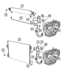 Genuine Mopar Control Valve Ring 68021180AA New. Price: $38.86.