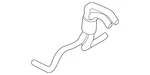 Genuine Mitsubishi Cooler Line MR968541 New. Price: $71.82.