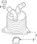 Genuine Volkswagen Oil Cooler Seal WHT-011-497 New. Price: $17.74.