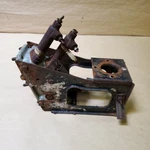 Original Jaguar MK10 420G Pedal Box Bracket Assembly With Master Cylinders Used. Price: $249.99.