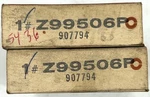 Pair Of Delco New Departure Z99506P Roller Bearings - Chevy Old Stock. Price: $35.00.