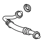 Genuine Mercedes-benz Oe Oil Line 222-270-09-05 New. Price: $122.64.