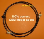 For Mopar A/b/c/e-body 1968-'75 Speedometer Cable Plymouth Dodge Chrysler New. Price: $36.89.