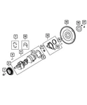 Genuine Mopar Flex-plate Or Flywheel Backing 4736613AA New. Price: $8.38.