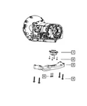 Genuine Mopar Transmission Cross-member 4578156AG New. Price: $408.00.
