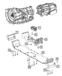 Genuine Mopar Transmission Cross-member Bracket 68428570AD New. Price: $355.02.