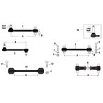 4537-243 Axle Torque Rod 1/4IN Center 5/8IN Mounting Hole For Pai New. Price: $350.24.