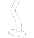Genuine Nissan Automatic Transmission Oil Cooler Hose 21633-EZ20A New. Price: $73.32.